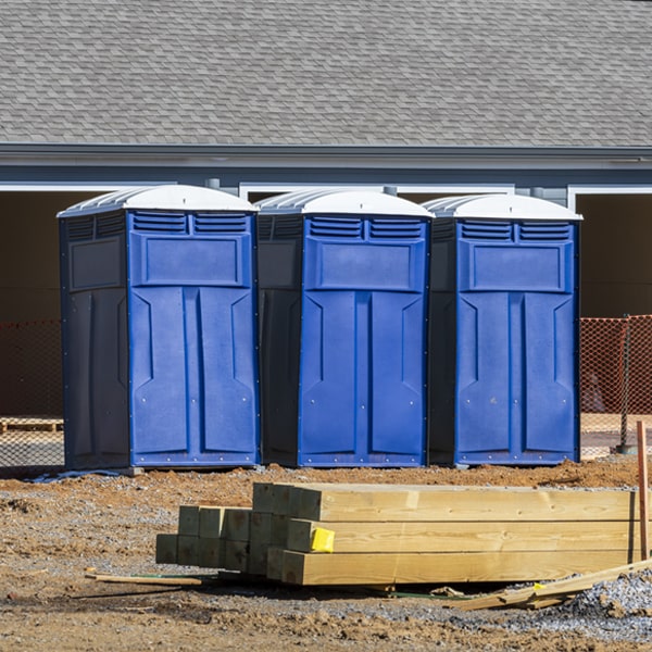 do you offer hand sanitizer dispensers inside the porta potties in Marshall